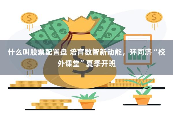 什么叫股票配置盘 培育数智新动能，环同济“校外课堂”夏季开班