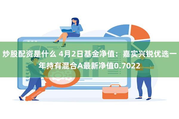 炒股配资是什么 4月2日基金净值：嘉实兴锐优选一年持有混合A最新净值0.7022