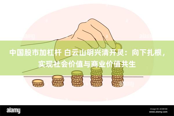 中国股市加杠杆 白云山明兴清开灵：向下扎根，实现社会价值与商业价值共生
