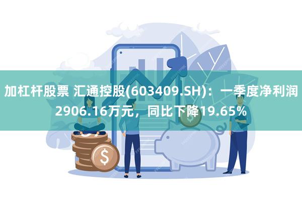 加杠杆股票 汇通控股(603409.SH)：一季度净利润2906.16万元，同比