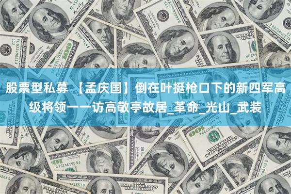 股票型私募 【孟庆国】倒在叶挺枪口下的新四军高级将领一一访高敬亭故居_革命_光山