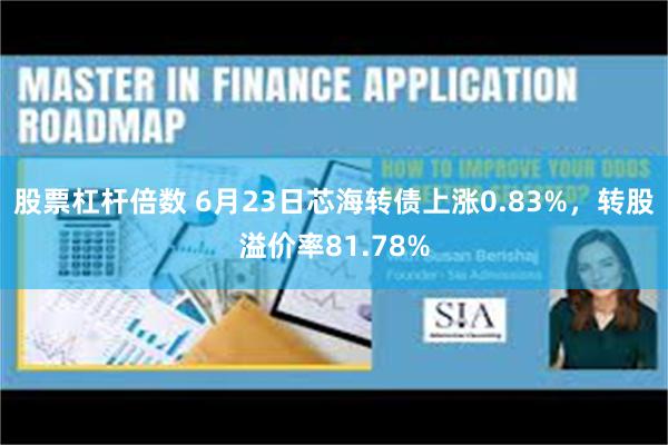股票杠杆倍数 6月23日芯海转债上涨0.83%，转股溢价率81.78%