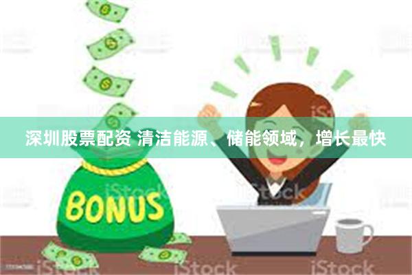 深圳股票配资 清洁能源、储能领域，增长最快
