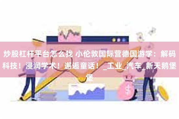 炒股杠杆平台怎么找 小伦敦国际营德国游学：解码科技！浸润学术！邂逅童话！_工业_